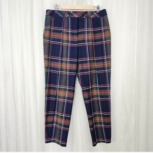 Trina Turk Multicolor Plaid Pants